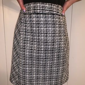 Black and white skirt